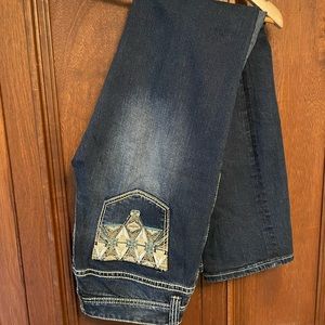TALL Rock and Roll Denim Sparkly Jean